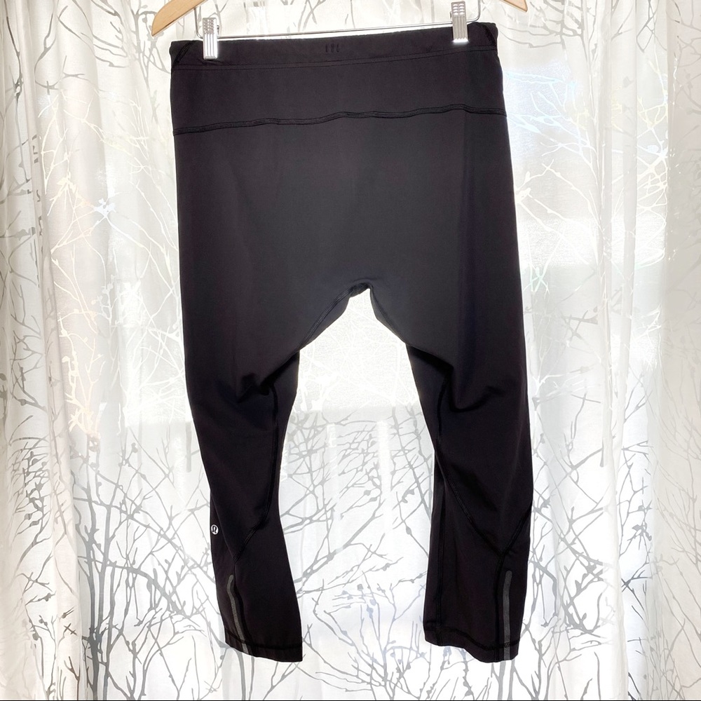 Lululemon mens all black compression long tights leggings pants - Picture 2 of 7